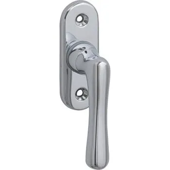 Okenní klika GRUNDMANN okenní klika WG ELEGANT 504 rovná, čtyřhran 7 x 35 mm, mosaz chrom