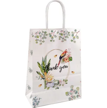 Dárková taška Thank you, barva 2 krémová nejsvět. papoušek