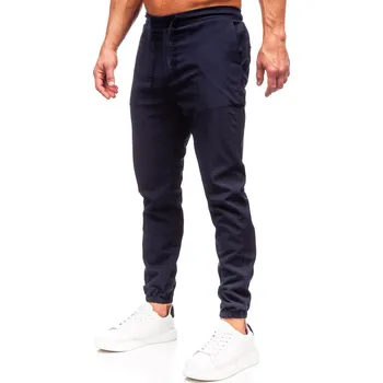Pánské kalhoty Inkoustové pánské textilní jogger kalhoty Bolf 0065 - 31/M