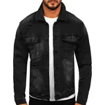 Černá pánská džínová bunda Bolf MJ506N - S