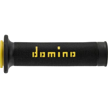 Rukojeti, gripy A010 (road) délka 120 + 125 mm, DOMINO (černo-žluté)