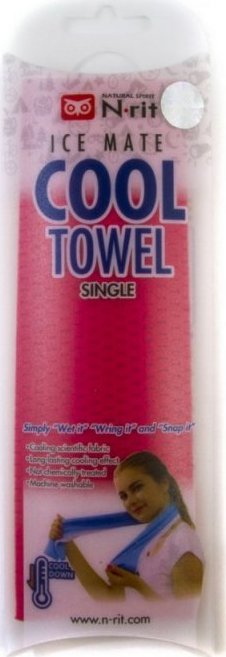 N-rit Cool Towel Single - ledově chladivý ručník, růžová