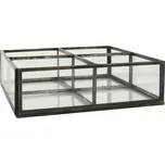 IB Laursen 4 Rooms skleněný box 17,8 x 17,8 x 6 cm transparentní/černý