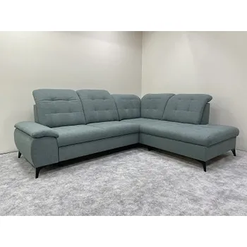 Sedací souprava BELFORT - Pravá rohová sedací souprava - látka ZELENKAVÁ -GEMMA 72 (Betty=2balíky) - kolekce "MRS"(K250-E) VZORNÍK B=DAVIS