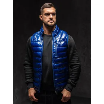Modrá pánská prošívaná vesta Bolf R0109AA1 - 3XL