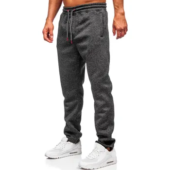 Grafitové zateplené pánské tepláky Bolf Q1105 - 2XL