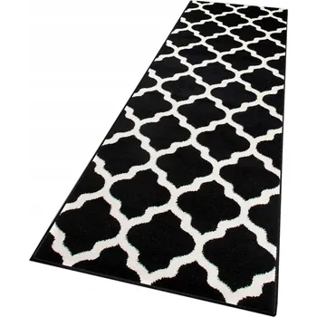 Koberec KOBEREC MAROKO 100x500 HOTOVÝ BĚHOUN ČERNÝ 82bl