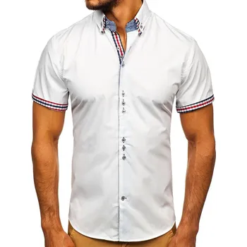 Pánská košile Pánská košile BOLF 3507 bílá - XL