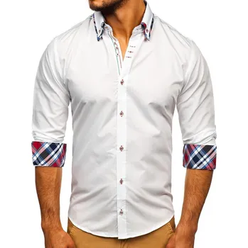 Pánská košile Pánská košile BOLF 3701 bílá - M