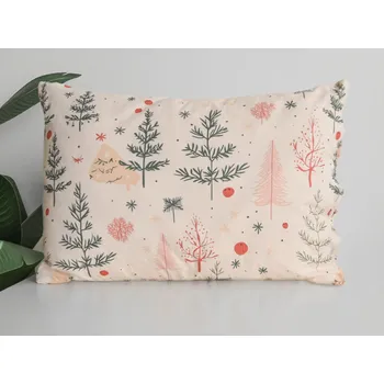 Povlečení XPOSE® Bavlněný povlak na polštář SKANDINÁVSKÉ VÁNOCE 50x70 cm, Bavlna + Prodloužená možnost vrácení zboží do 50 dnů