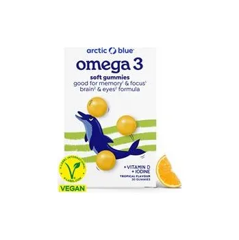 Arctic blue Kids Vegan Omega 3 30 gummies (250mg DHA and Vitamin D 200IU)