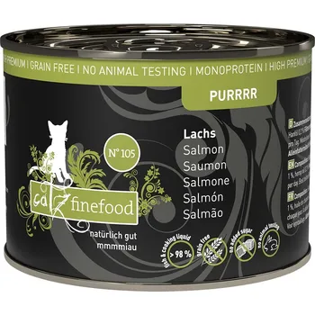 Krmivo pro kočku Catz finefood Purrrr No.105 losos 24 × 190 g