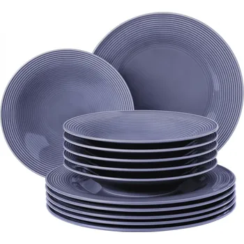 Talíř Jídelní sada 12 kusů BEAT LILAC BLUE UNI, fialová, Seltmann Weiden