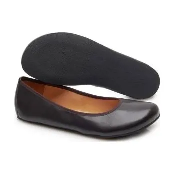 Dámské baleríny BAREFOOT BALERÍNY QARMA DARK BROWN, ZAQQ 39 hnědá