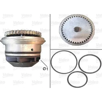 Chladič motoru Vodní čerpadlo, chlazení motoru VALEO 506877