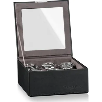 Box na hodinky Kazeta na hodinky HEISSE & SÖHNE 70019-127.37 HS Mirage XL - horní modul pro 6 hodinek - Schwarz