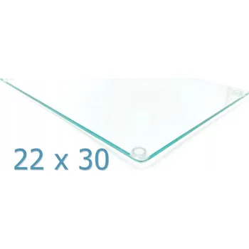 Kuchyňské prkénko Skleněné krájecí prkénko Optiwhite 22x30 cm - tvrzené