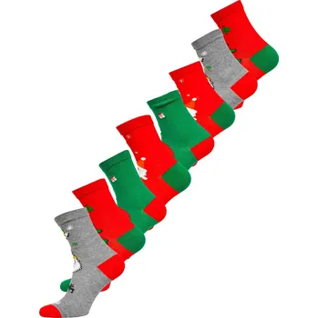 Oblečení a móda Dámské barevné sváteční ponožky Bolf M7-4P 4 PACK - 35-41