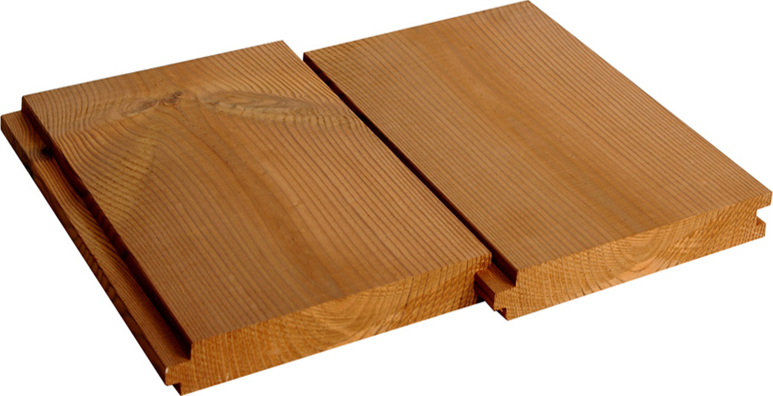 Palubka PANEL SYSTÉM 19X140, 4 STRANY PD Z THERMOWOOD - BOROVICE - 4,2 m