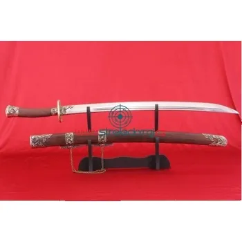 Počítačová hra čínská šavle z dynastie Ming a Qing z vysokokarbonové oceli Typ.II.