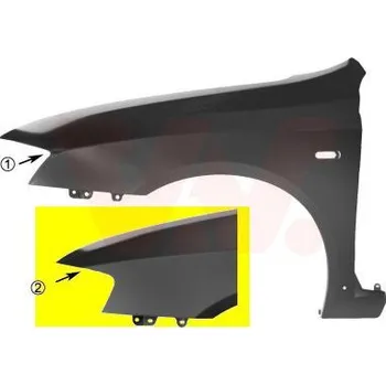 Blatník karosérie Blatník VAN WEZEL 1626655