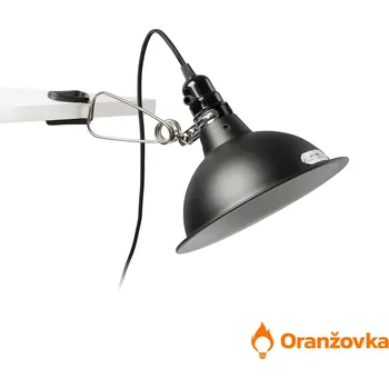 Lampička Pracovní lampa s klipem ORANŽOVKA6 černá - Večerní a noční