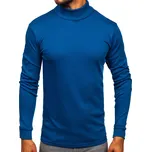 Tmavě modrý pánský bavlněný rolák basic Bolf 535 - L