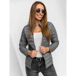 Šedá dámská prošívaná přechodová bunda Bolf 1141 - M