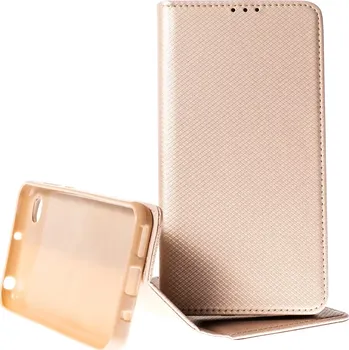 Pouzdro na mobilní telefon Pouzdro Smart Case Book pro Xiaomi Redmi Go Zlaté