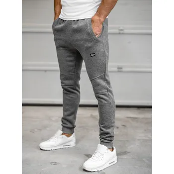 Pánské oblečení Grafitové pánské tepláky Bolf KK2231A - 2XL
