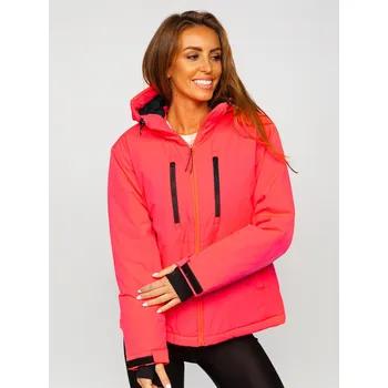 Růžovo-neonová dámská zimní sportovní bunda Bolf HH012A - S