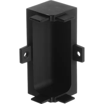 Nábytkové kování Interex design Vnitřní 90° roh pro profily GOLIAN - C / Černá matná