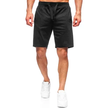Černé pánské teplákové kraťasy Bolf K10003 - 2XL