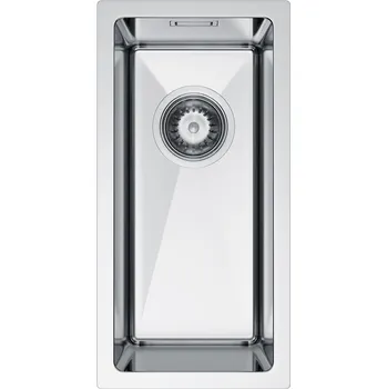 Granitový dřez Erga HD, 1-komorový ocelový dřez 220x440x210 mm, ocelová, ERG-MLS-HD2244