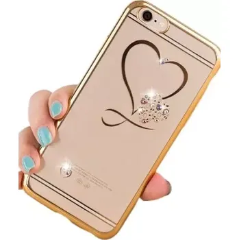 Pouzdro na mobilní telefon Pouzdro Diamonds TPU Xiaomi Redmi 4A Srdce
