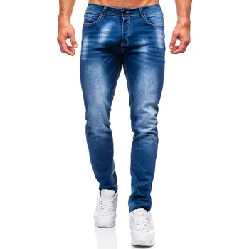 Pánské kalhoty Tmavě modré pánské džíny regular fit Bolf MP019B - 31/M