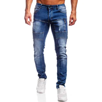 Pánské kalhoty Modré pánské džíny slim fit Bolf MP0046B - 29/S