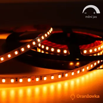 LED páska Večerní LED pásek ORANŽOVKA bez modrého světla 1600K 10W/m