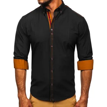 Pánská košile Pánská košile BOLF 4707 černá - XL