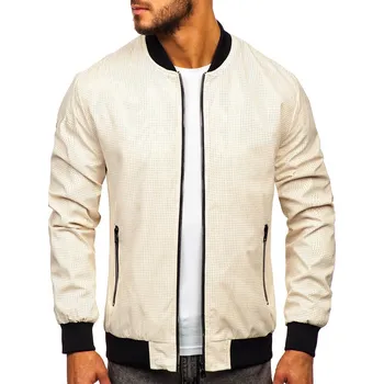 Béžový pánský přechodový bomber Bolf 6116 - S