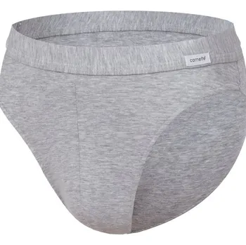 Pánské spodní prádlo Pánské slipy Authentic 093 3-5XL melanžově šedá 4XL