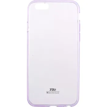 Pouzdro na mobilní telefon Pouzdro Roar Transparent Tpu Case Samsung J500 Galaxy J5 fialové