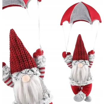 Vánoční dekorace SKŘÍTEK Mikuláš GNÓM VÁNOČNÍ JAKO dárek Vánoce VÁNOČNÍ SKŘÍTEK S PADÁKEM