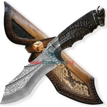 Kuchyňský nůž nůž lovecký Dellinger OKSE vg-10 Mahagony