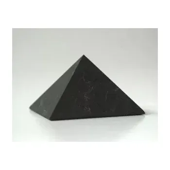 Šungitová pyramida neleštěná, 8 cm