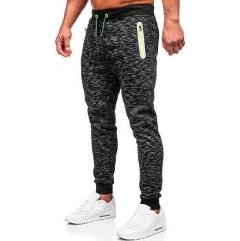 Oblečení a móda Černé pánské tepláky Bolf 55037 - 2XL