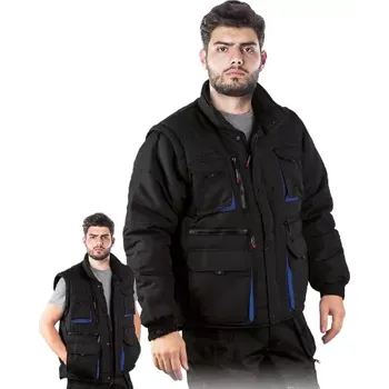 pracovní bunda Reis CZAPLA2 2v1 zateplená bunda černá
