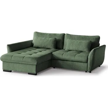 Sedací souprava CANDY NEW - Levá rohová sedací souprava - látka Zelená -BUBBLE 12 - kolekce "MRS"(CAFU L=3 BALÍKY)(K250)NOVINKA