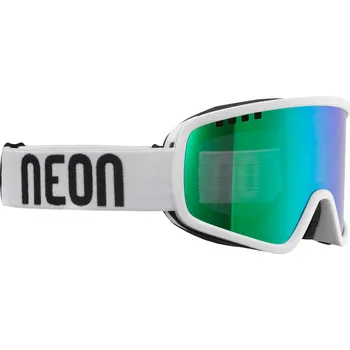 NEON SKI GOGGLES FORCE WHITE MIRROR GREEN S3