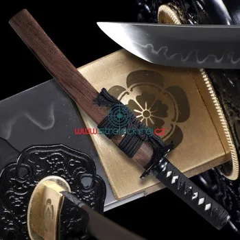 Replika zbraně tanto Saku & Japanese Tanto & T-10 Steel & Real Choji Hamon